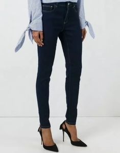 MICHAEL KORS SELMA SKINNY JEANS dark rinse 12P